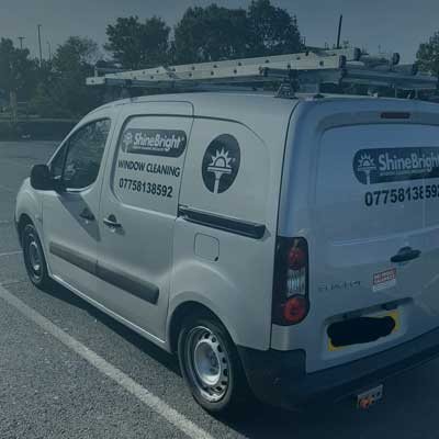 The Shine Bright window cleaning van